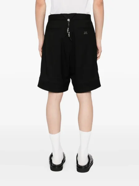Pantaloni scurți Bape Black *a Bathing Ape® cu broderie negru