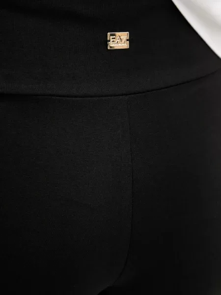 Однотонные спортивные штаны Ea7 Emporio Armani черные