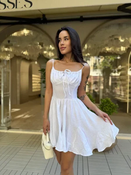 Сарафан Uaclothes муслін білий