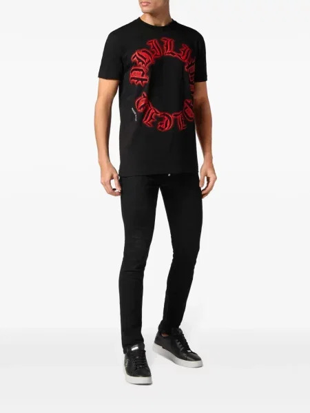 Marškinėliai Philipp Plein juoda