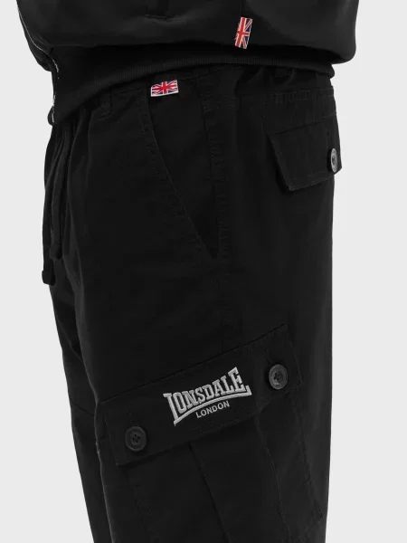 Брюки карго Lonsdale черные
