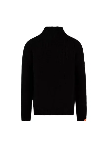 Lniany sweter Suns czarny
