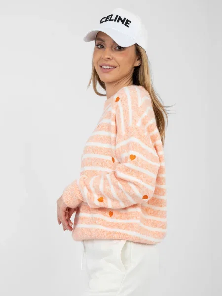 Pulover Factory Price cu dungi alb
