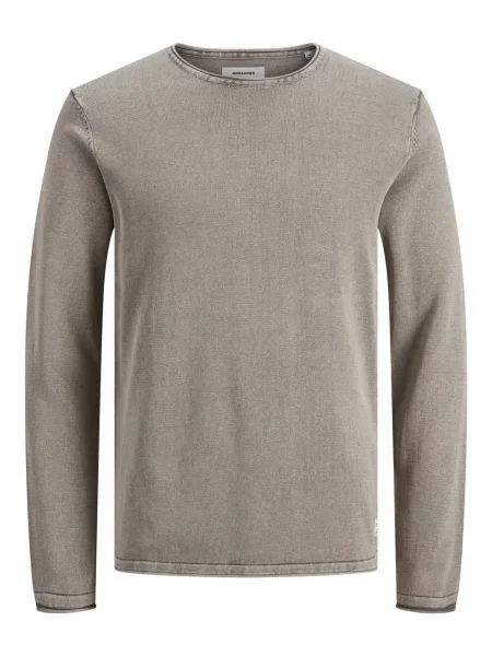 JACK & JONES Pulover JJLeo brocart bej