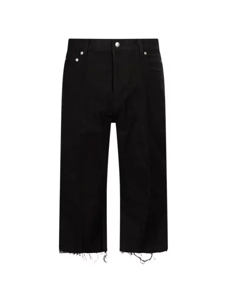 Decupat pantaloni Rick Owens negru