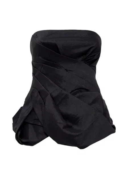 Top Acler fără bretele negru
