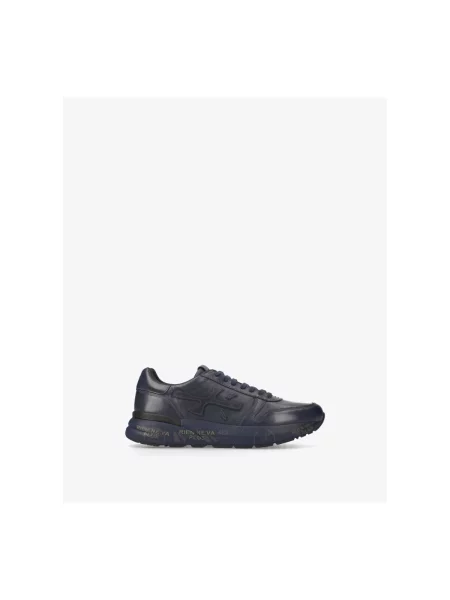 Premiata Sneakers MICK cu adaos de piele albastru