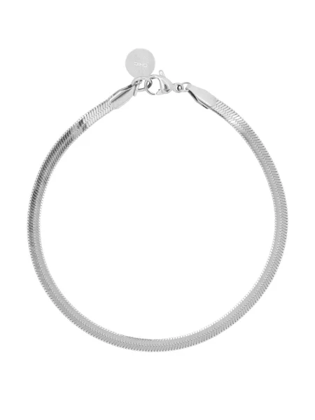 Chic by Lirette Náramek Bracelet Flat Chain stříbrná