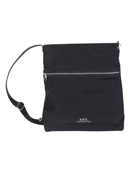 Torba crossbody A.p.c. czarna