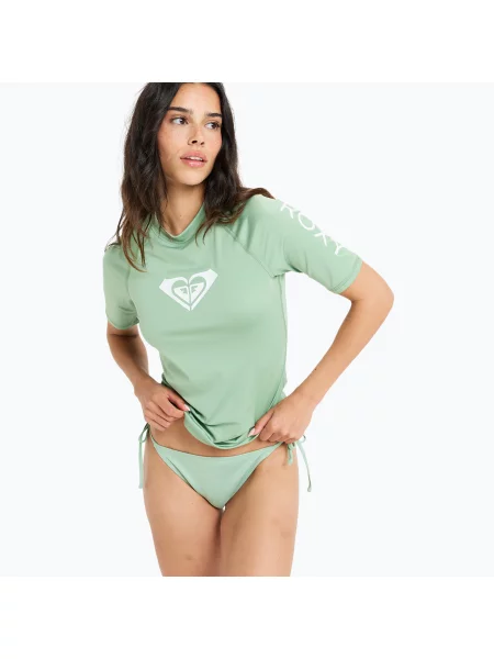 Tricou de înot pentru femei ROXY Whole Hearted basil