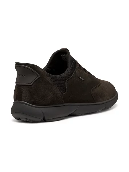 Geox U NEBULA PLUS sneakersy damskie zamszowe brązowe