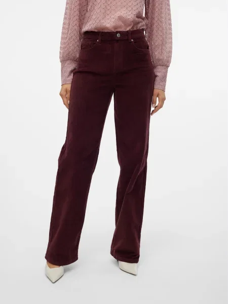 VERO MODA Pantaloni VMTESSA mov vânătă