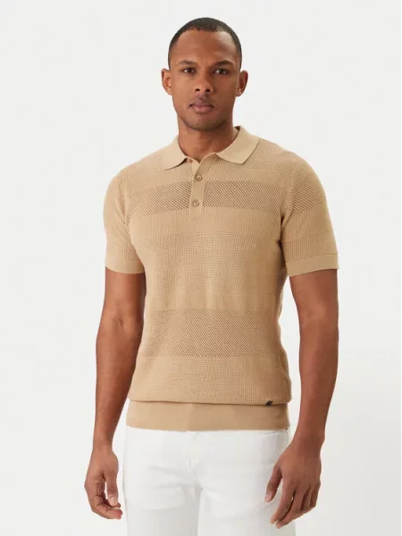 KARL LAGERFELD Tricou polo bej