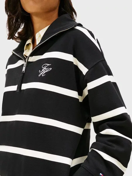 Платье Tommy Hilfiger в полоску черное