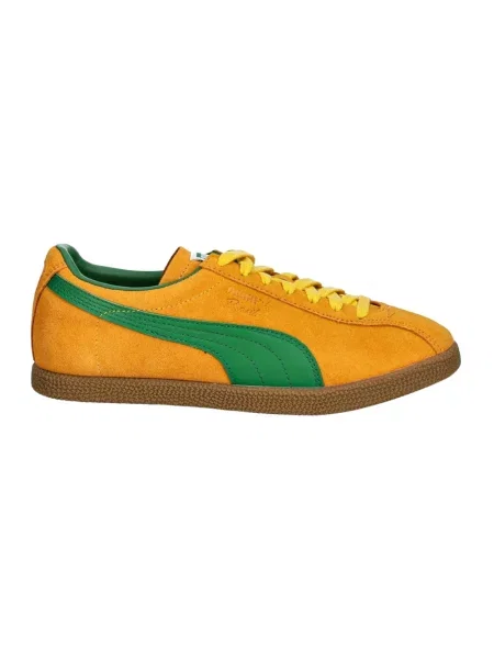 Sneakersy Puma zamszowe pomarańczowe