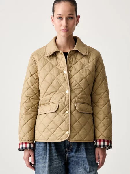 Tommy Hilfiger geacă petrecută pentru femei bej