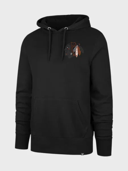 Детское худи 47brand черное