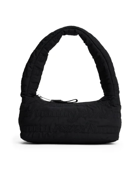 Geanta crossbody Tommy Jeans negru