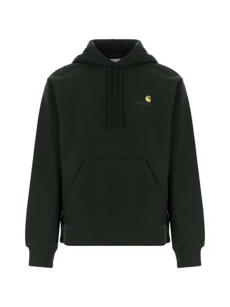 Hanorac cu glugă Carhartt Wip cu broderie verde