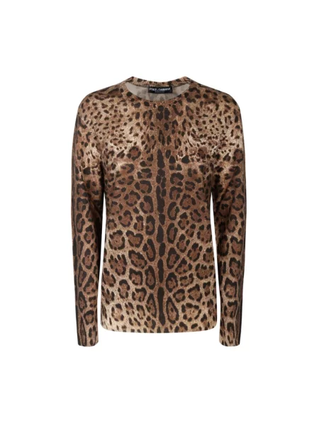 Bluza Dolce And Gabbana brązowa
