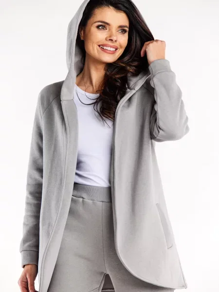 Bluza z kapturem Infinite You szara