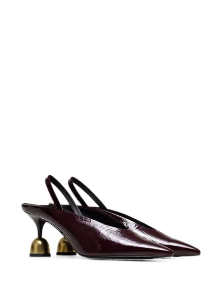 Pantofi cu toc Vanda Novak slingback roșu