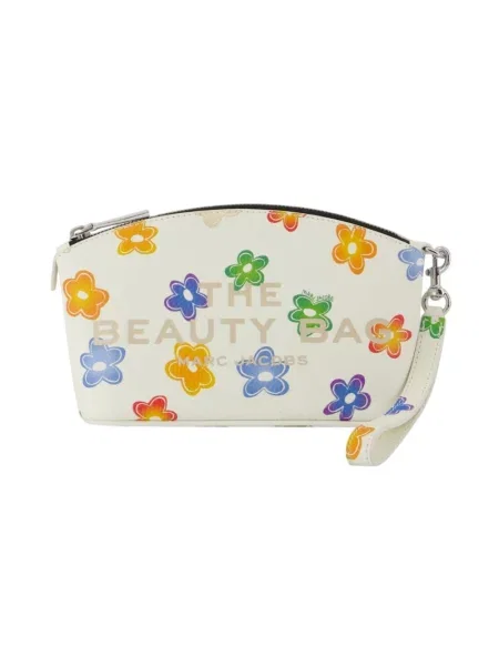 Kosmetyczka Marc Jacobs skórzana biała