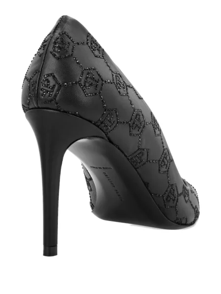 Pantofi cu toc Philipp Plein negru