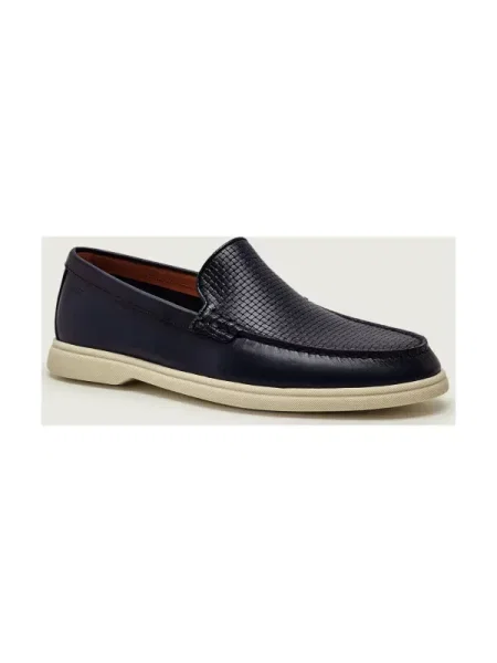 BOSS BLACK De piele pantofi loafer Sienne negru