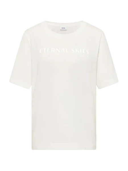 CECIL Tricou Eternal Skies / coajă de ou alb