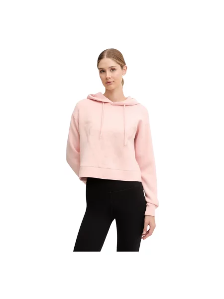 Bluza z kapturem Guess różowa