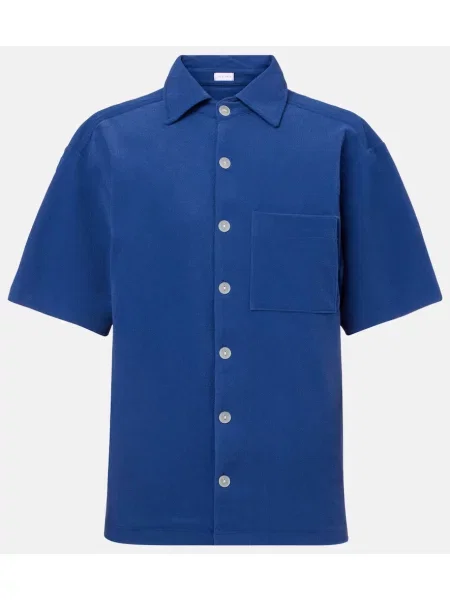 Top Jade Swim frotte niebieski