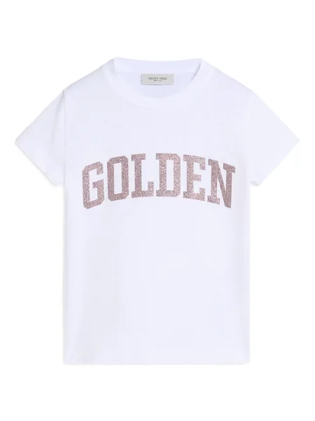 Koszulka dziecięca Golden Goose biała