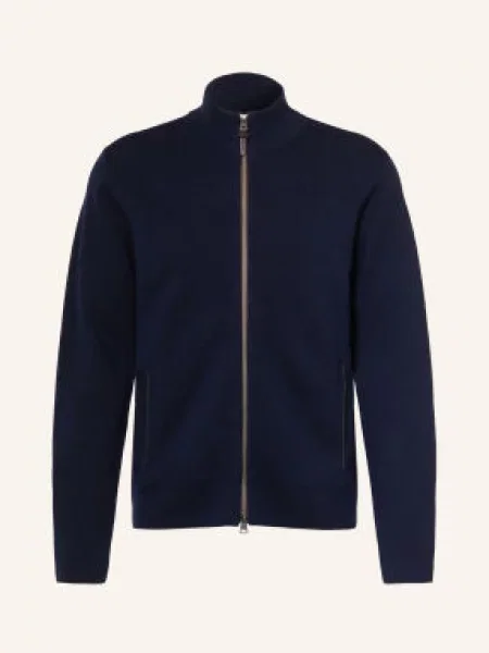 Hackett London Kardigan Milano blau granatowy