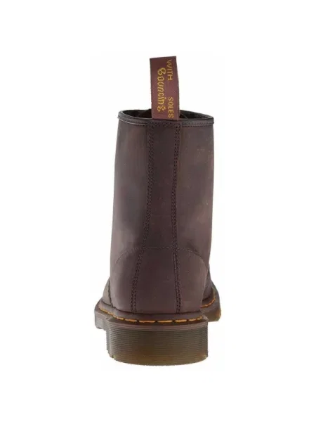 Botki Dr. Martens skórzane brązowe