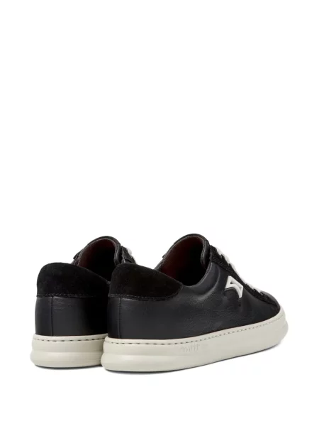 Sneakerși Camper din piele de căprioară negru