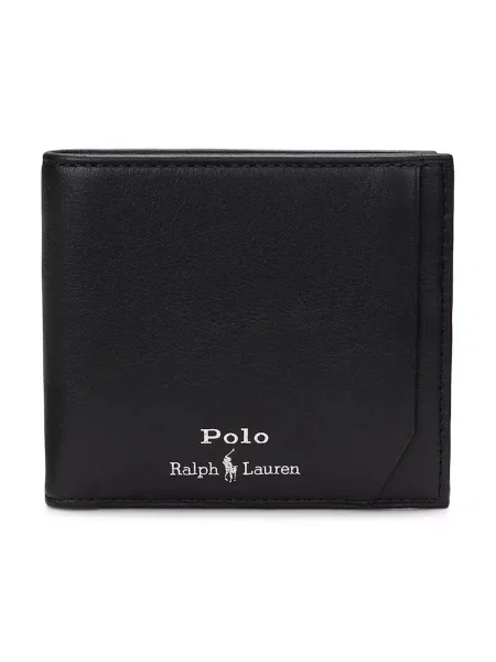 Polo Ralph Lauren portofel de piele bărbați negru