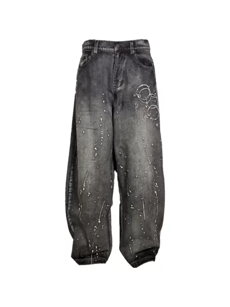 Blugi cu picior larg Mostly Heard Rarely Seen negru