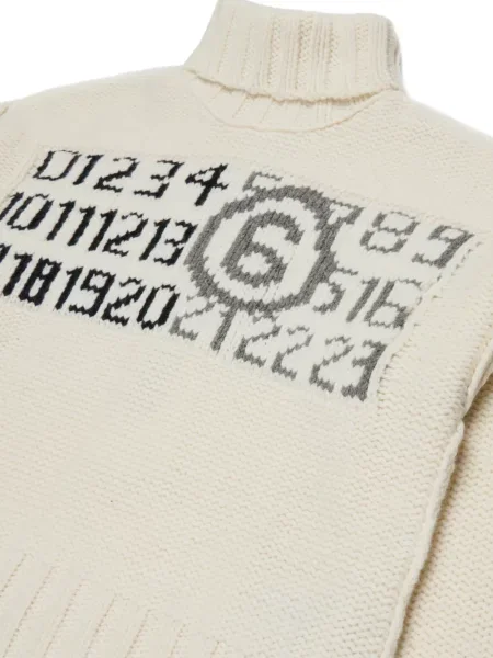 Sweter z golfem dziecięcy Mm6 Maison Margiela