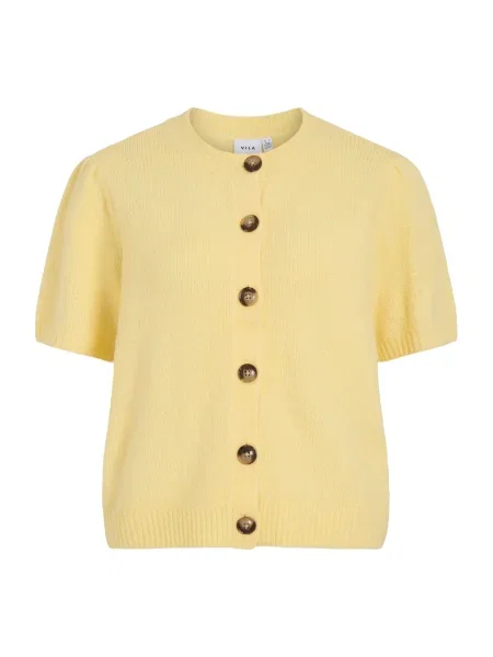 VILA Geacă tricotată VITASSY lămâie galben