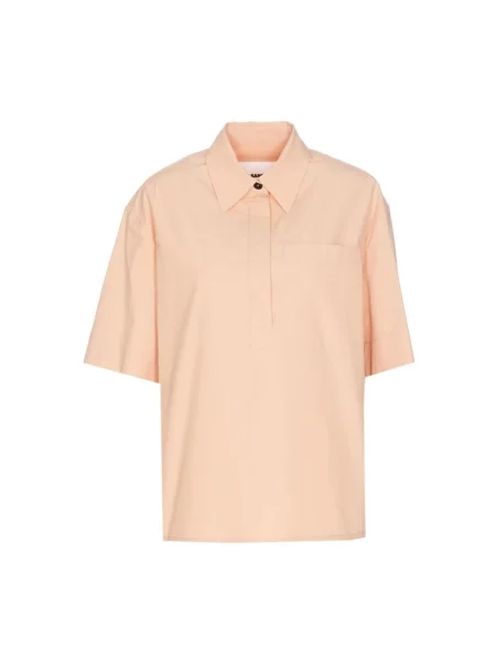 Koszula Jil Sander elegancka różowa