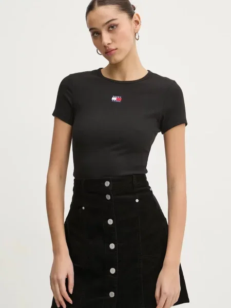 Koszulka Tommy Jeans czarna
