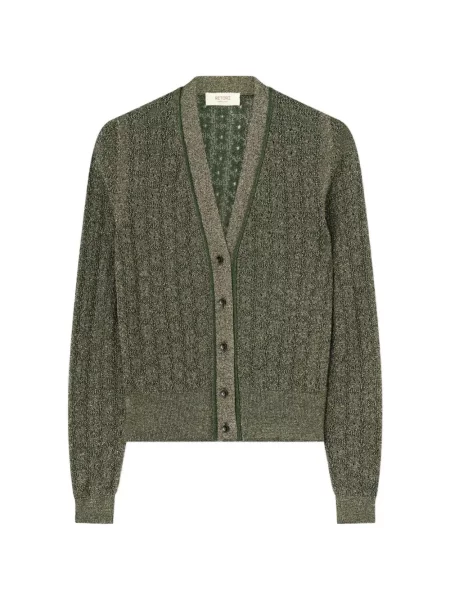 Cardigan Retori tricotate verde