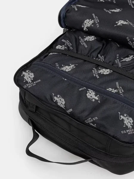 Однотонный большой рюкзак U.s. Polo Assn. черный