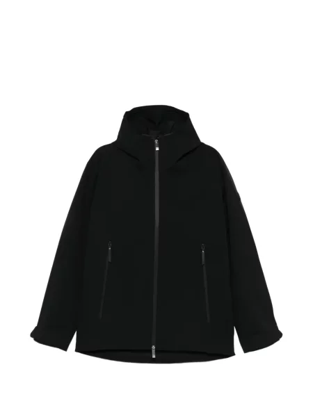 Geacă Moncler cu glugă negru