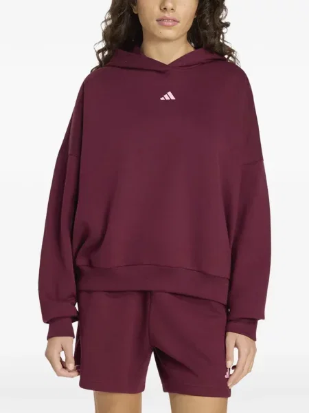 Scurt tricou Adidas alergare cu broderie portocaliu