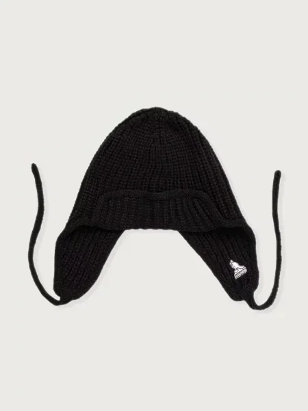 Kangol căciulă cu urechi pentru femei cu amestec de lână TRAPPER MIXED negru