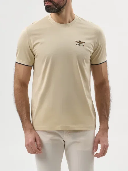 Футболка Aeronautica Militare бежева