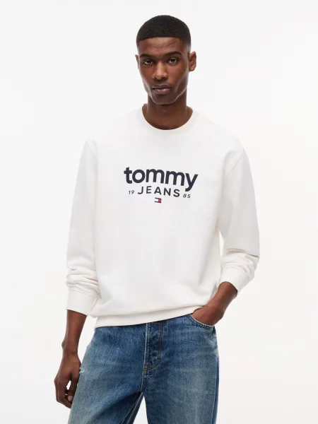 Palton Tommy Jeans alb
