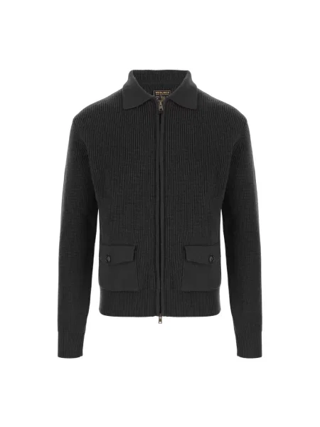 Kardigan Woolrich wełniany czarny